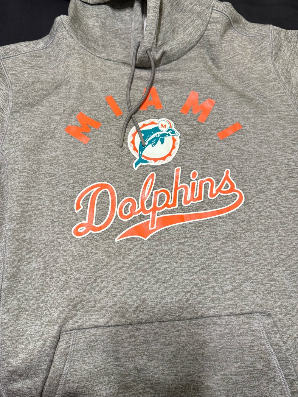 Miami Dolphins Nike Gray Miami Dolphins Hoodie